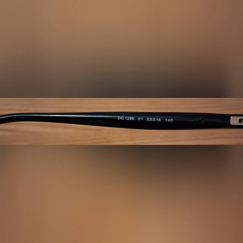 Dolce & Gabbana DG1286 Black & Gold Cat Eye School Work Reading Glasses Frames